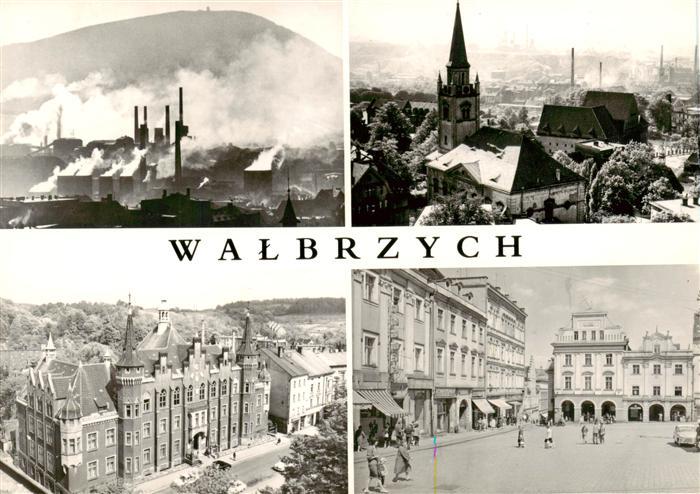 Walbrzych Waldenburg Schlesien PL Widok ogolny Siedziba Miejskiej Rady Narodowej