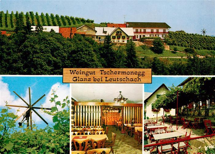 Glanz Weinstrasse Steiermark AT Windrad Gaststube Gartenwirtschaft
