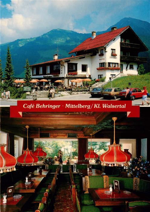 Mittelberg Kleinwalsertal AT Cafe Behringer Gastraum