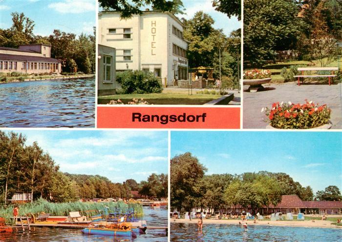 Rangsdorf Seebad Casino am Rangsdorfer See Hotel Rangsdorfer Hof Campingplatz Fr