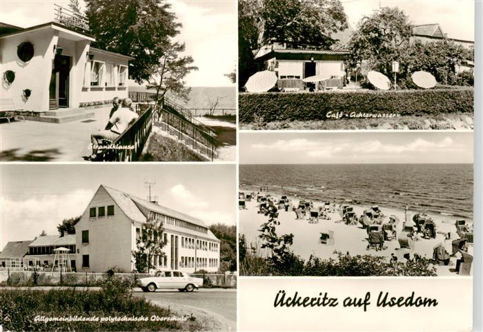 ueckeritz Ueckeritz Usedom Strandklause Cafe Achterwasser Allgemeinbildende poly