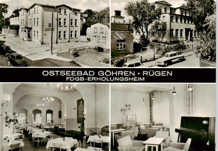 Goehren Ostseebad Ruegen FDGB Erholungsheim Friedrich Engels Haus Kaethe Speise