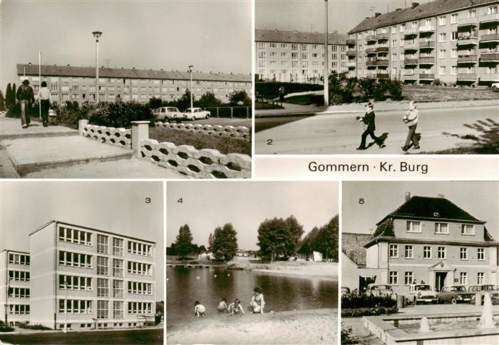 Gommern Max Planck Strasse Albert Schweitzer Strasse Oberschule II Am Kulk Ratha