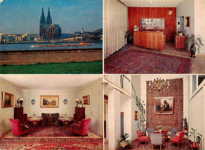 Koeln  Rhein Dom Hotel Esplanade Aufenthaltsraeume Rezeption