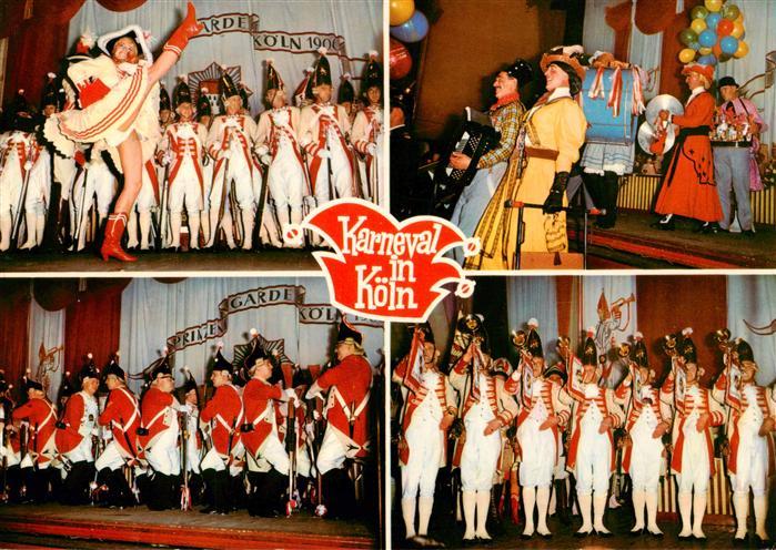 Koeln  Rhein Karneval Mariechentanz der Prinzengarde Aufzug der Negerkoepp Stipp