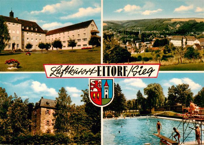Eitorf Schloss Panorama Schwimmbad
