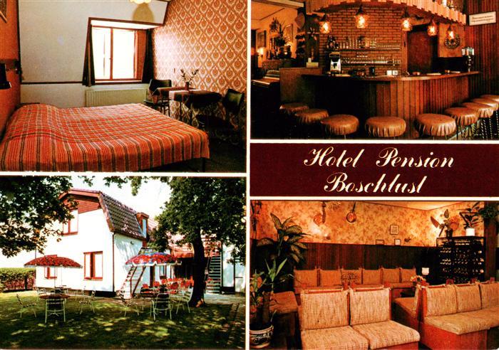 Bergen  Nordholland NL Hotel Pension Boschlust Gaestezimmer Bar Gastraum