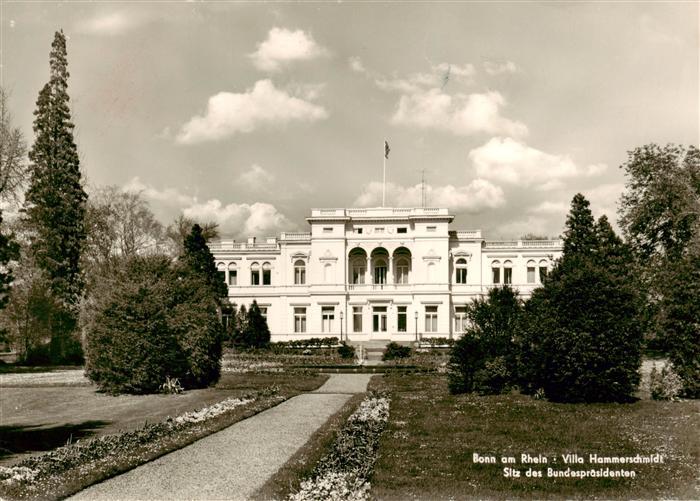 Bonn Rhein Villa Hammerschmidt Sitz des Bundespraesidenten