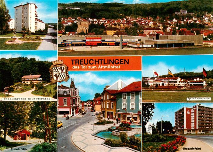 Treuchtlingen Hochhaus Panorama Waldlehrpfad Heumoederntal Schutzhuette Sportzen