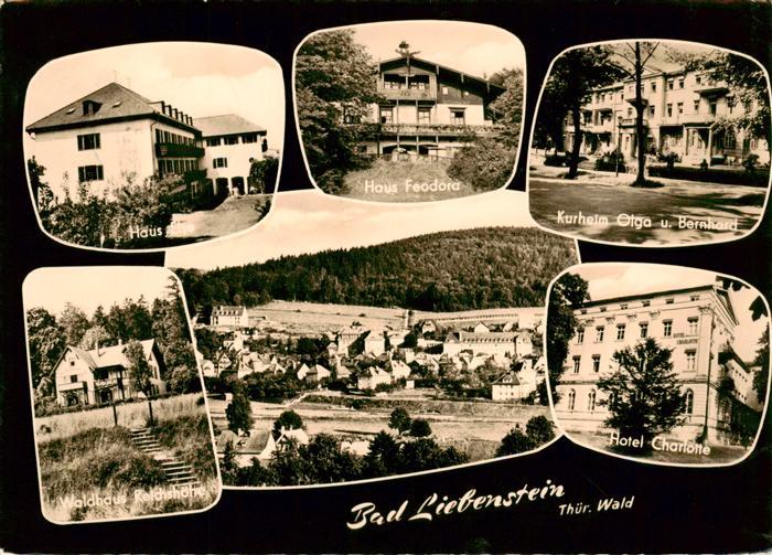Bad Liebenstein Haus Else Haus Feodora Kurheim Olga und Bernhard Waldhaus Reichs