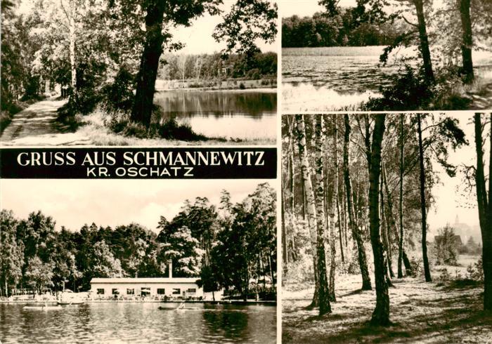 Schmannewitz Dahlen Sachsen Waldweg Seepartien Panorama