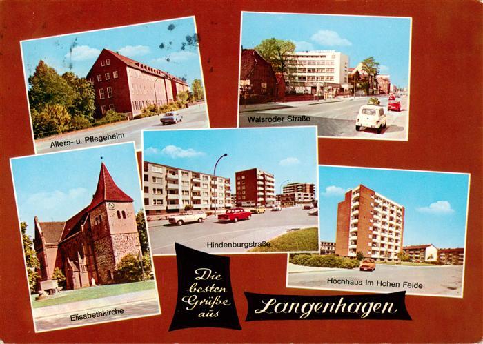 Langenhagen  Hannover Alters und Pflegeheim Walsroder Strasse Elisabethkirche Hi