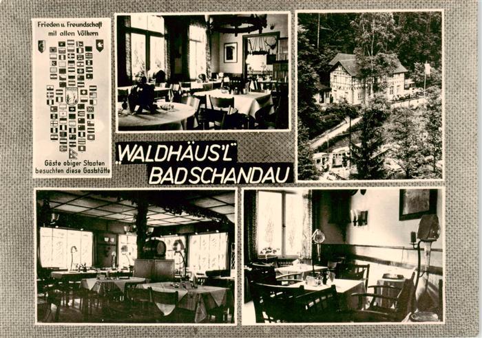 Bad Schandau Gaststaette Waldhaeusl Gastraeume