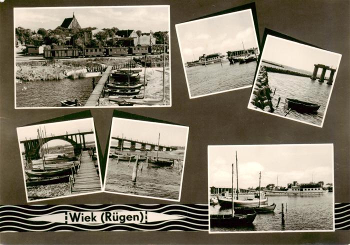 Wiek Ruegen Hafen Bootsanleger Seebruecke