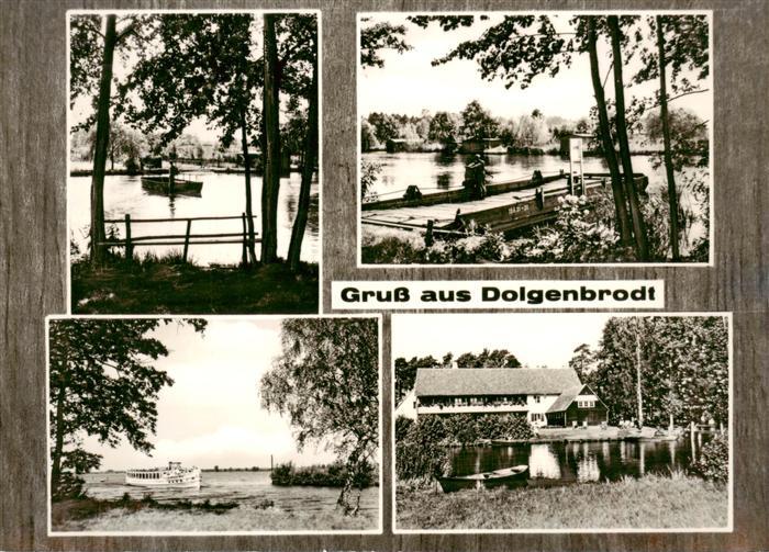 Dolgenbrodt Heidesee Teilansichten Anlegesteg Faehre