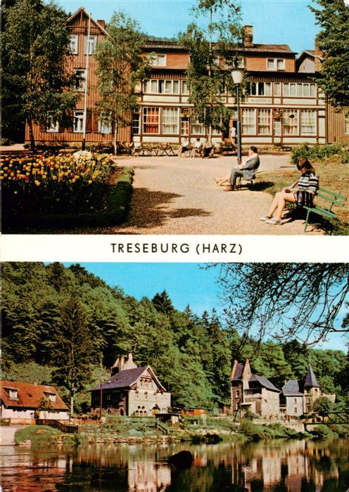 Treseburg Harz FDGB Erholungsheim Haus Wildenstein An der Halde