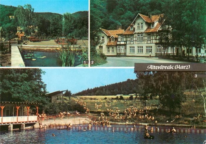 Altenbrak Harz Am Rolandseck FDGB Erholungsheim Luppbode Waldbergbad