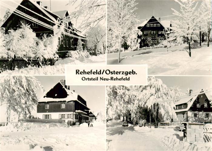 Rehefeld-Zaunhaus Altenberg OT Neu Rehefeld Winteransichten