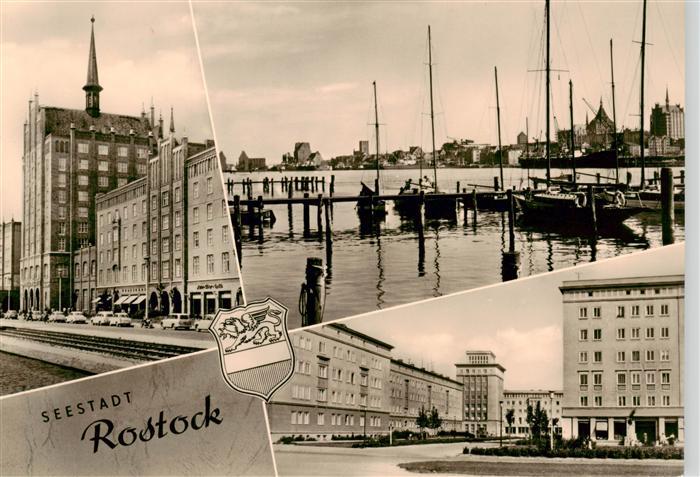 ROSTOCK  CITY Hafen Teilansichten