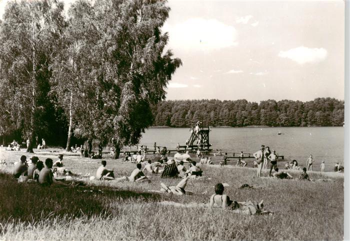Flecken Zechlin Rheinsberg Strandbad am Grossen Zechliner See