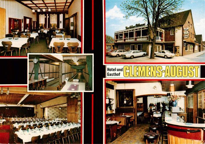 Davensberg Ascheberg Hotel Gasthof Clemens August Gastraeume Bar Kegelbahn