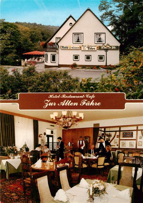 Lohmar Hotel Restaurant Cafe Zur Alten Faehre Gastraum