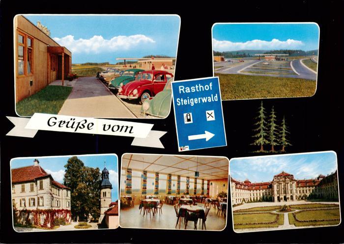 Wachenroth BAB Rasthof Steigerwald Gastraeume Schloss Weingartsgreuth Schloss We