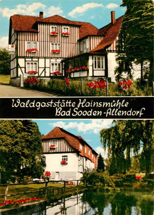 Bad Sooden-Allendorf Waldgaststaette Hainsmuehle Gondelteich