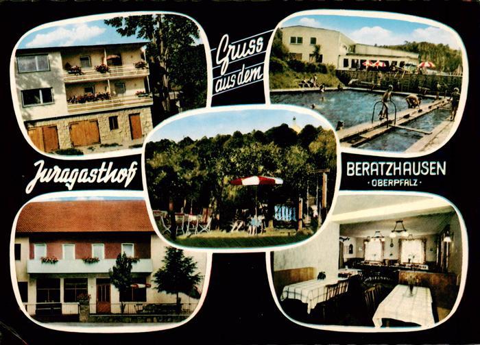 Beratzhausen Juragasthof und Pension Gastraum Schwimmbad Gartenterrasse