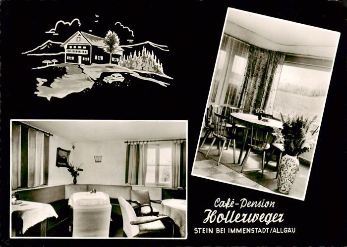 Stein Immenstadt Cafe Pension Hollerweger Gastraeume