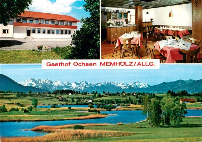 Memhoelz Kempten Allgaeu Gasthof Ochsen Gaststube Panorama