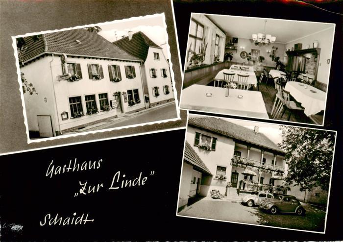 Schaidt Gasthaus Zur Linde Gaststube Parkplatz