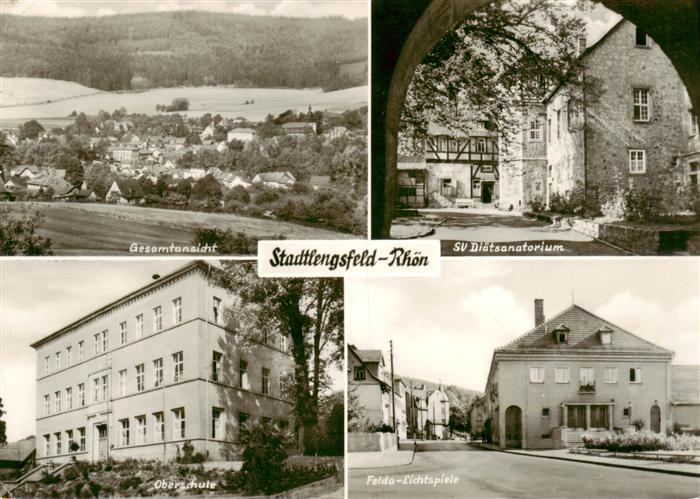 Stadtlengsfeld Panorama SV Diaetsanatorium Oberschule Felda Lichtspiele