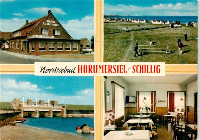 Horumersiel Wangerland Gasthaus Wolken Schleuse Gastraum Strand
