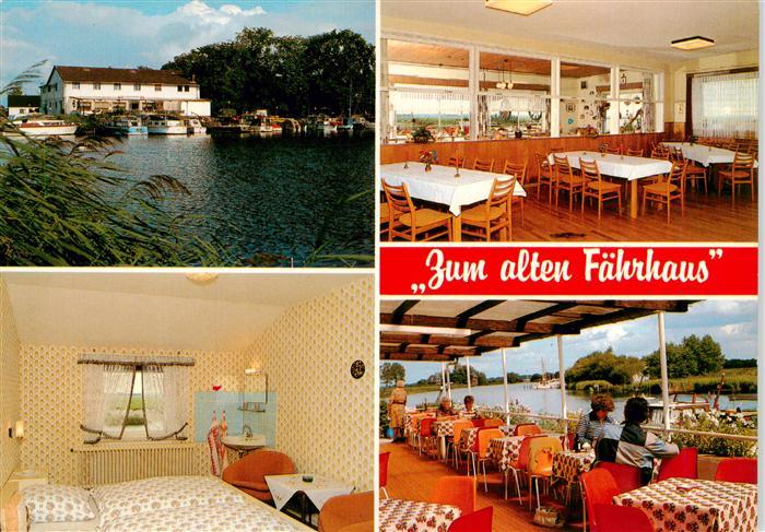 Lexfaehre Dithmarschen Gasthaus Zum alten Faehrhaus Gaststube Zimmer Terrasse