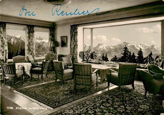 Sonthofen  Oberallgaeu Allgaeuer Berghof mit Alpe Eck Halle