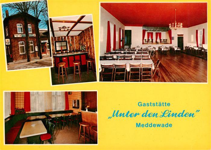 Meddewade Gaststaette Unter den Linden Bar Gastraeume