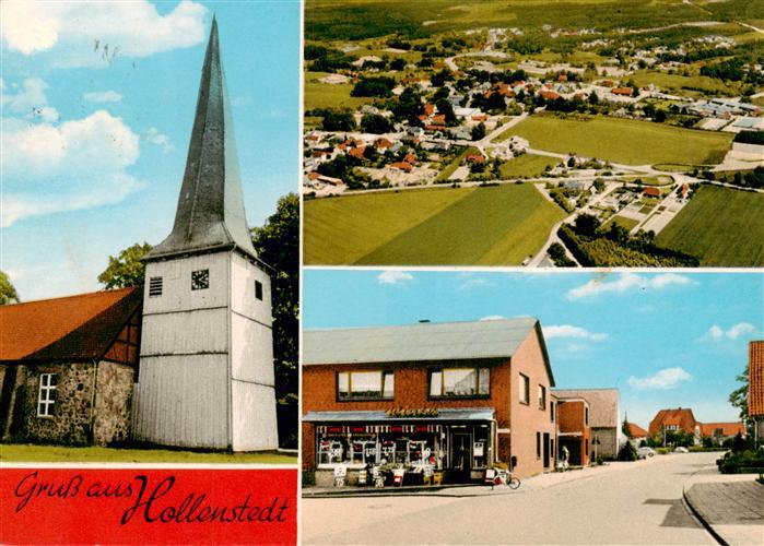 Hollenstedt  Nordheide Kapelle Kaufladen Fliegeraufnahme