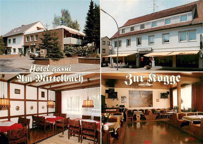 Gohfeld Herford Gaststaette Zur Kogge und Hotel garni Am Mittelbach Gastraeume