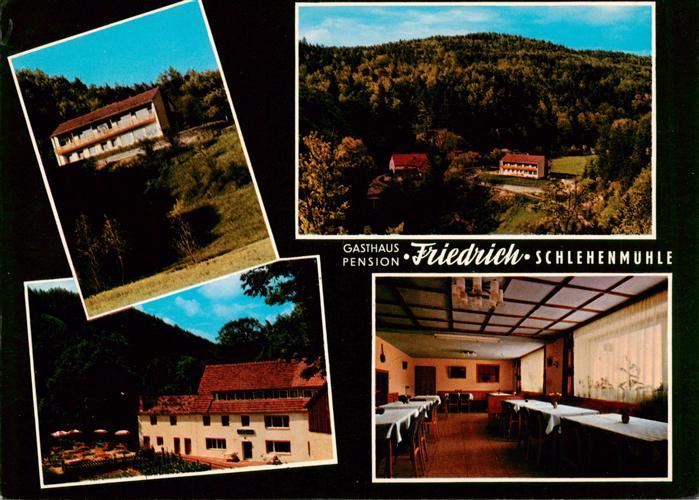 Schlehenmuehle Egloffstein Gasthaus Pension Friedrich Gastraum Panorama