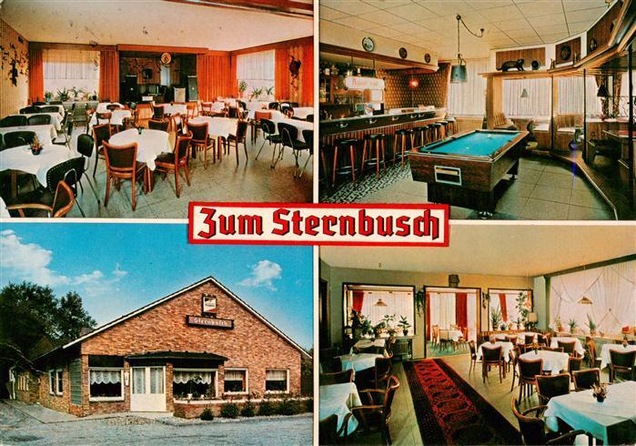 Olfen Westfalen Restaurant Zum Sternbusch Gastraeume Bar Billardraum