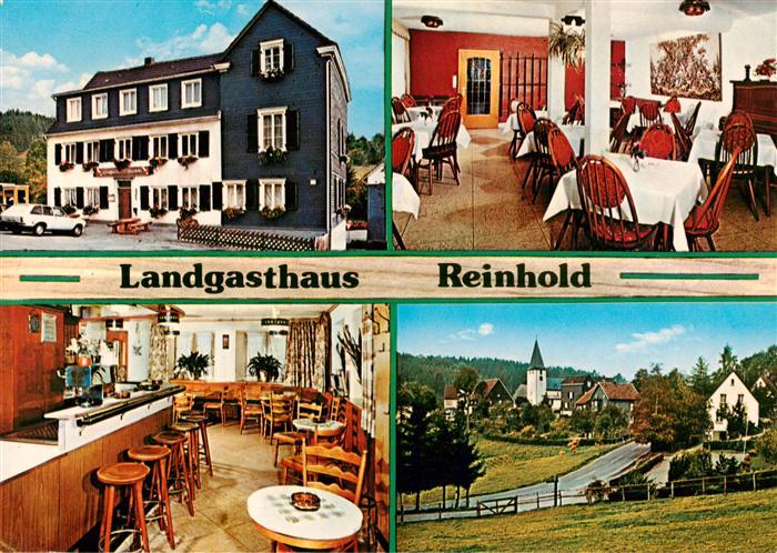 Lieberhausen Landgasthaus Reinhold Gastraeume Bar Panorama