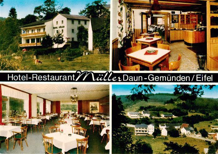 Gemuenden Eifel Hotel Restaurant Mueller Gastraeume Panorama