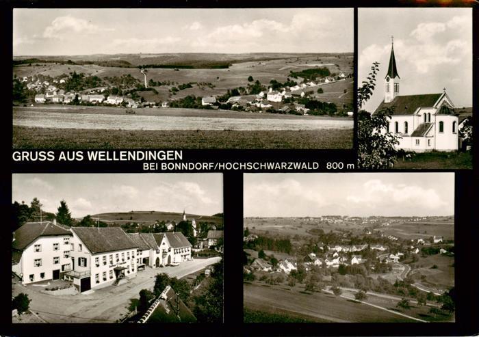 Wellendingen Bonndorf Panorama Kirche Ortspartien