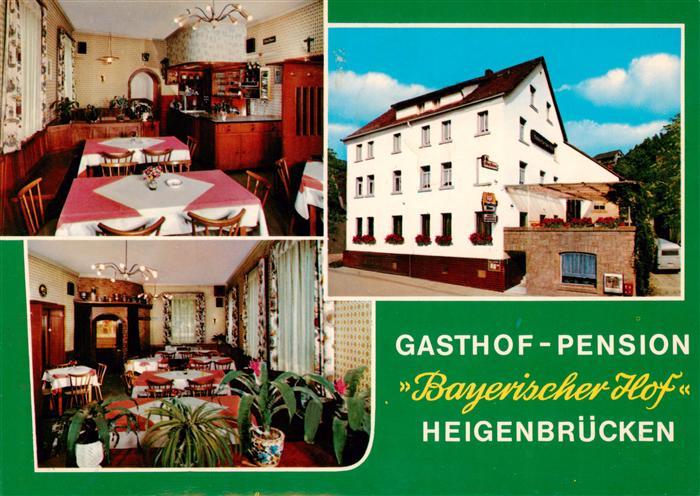 Heigenbruecken Gasthof Pension Bayerischer Hof Gastraeume