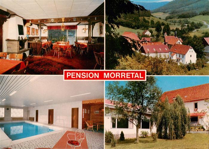 Zittenfelden Pension Morretal Gaststube Hallenbad Garten