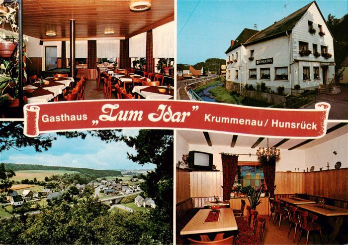 Krummenau Hunsrueck Gasthaus Zum Idar Gastraeume Panorama