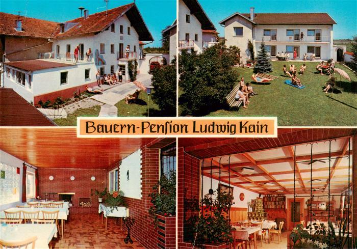 Hellmannsberg Waging See Bauern Pension Ludwig Kain Gastraeume Liegewiese