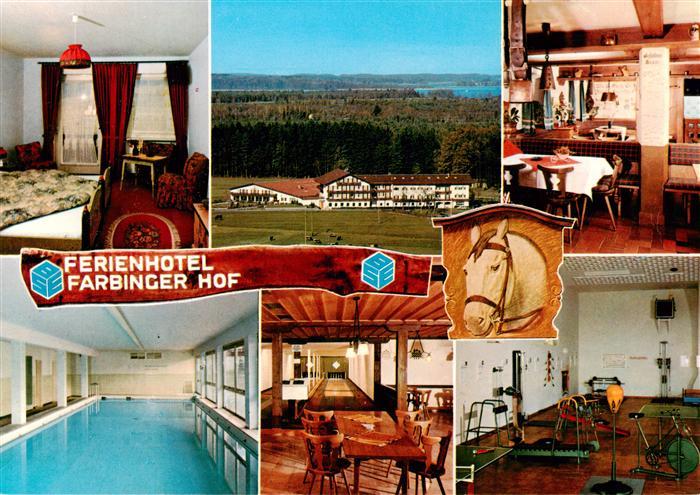 Bernau Chiemsee Ferienhotel Farbinger Hof Gastraeume Hallenbad Zimmer Panorama
