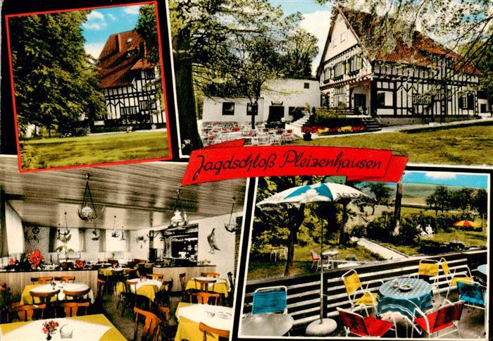 Simmern Hunsrueck Pension Restaurant Jagdschloss Pleizenhausen Gastraum Terrasse
